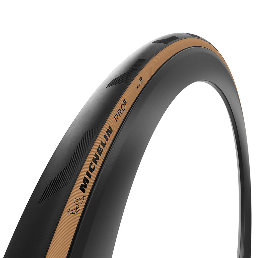 Michelin PRO5 TLR Road Tire 700x40C Folding Tubeless Ready GUM-X 3x120 Tanwall
