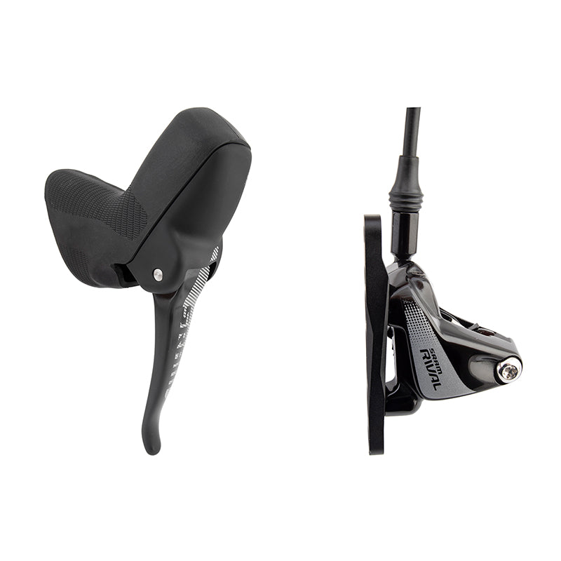 SRAM Rival 1 Disc Brake Lever - Left/Front Hydraulic Flat Mount No Offset BLK A1