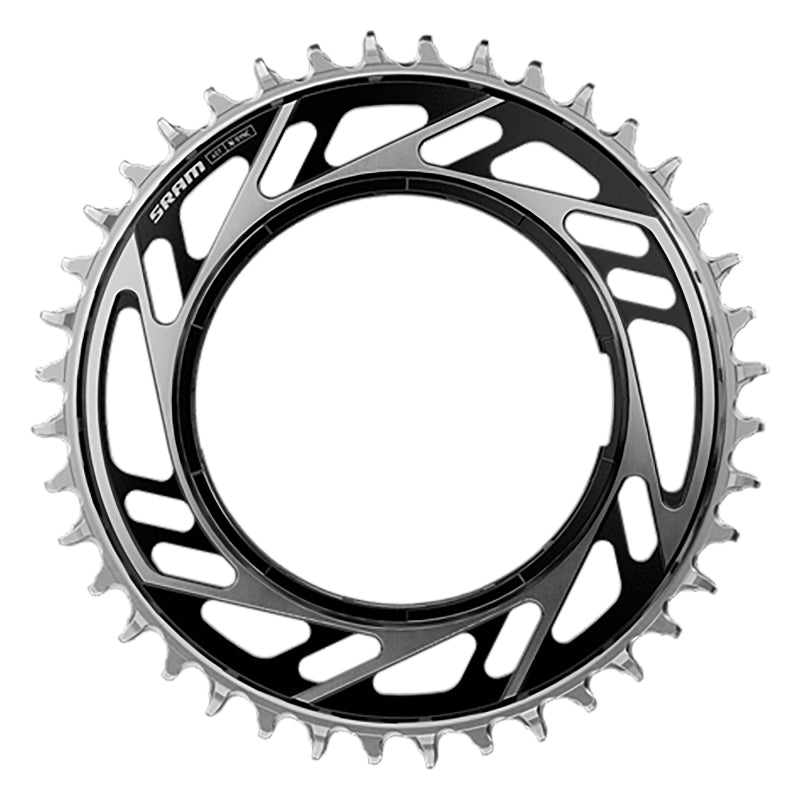 SRAM RED XPLR X-Sync Thread Mount Chainring - 40t 12/13-Speed Thread Mount For RED XPLR AXS PM Spider 6.5mm Offset BLK/Silver E1