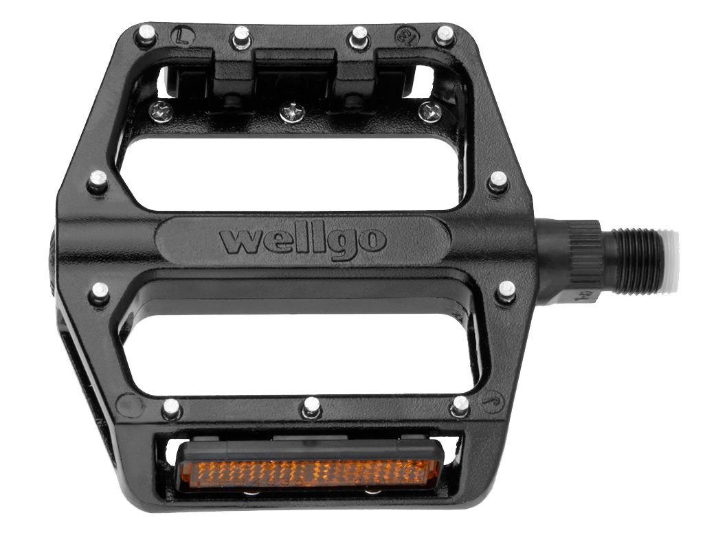 Pedal Wellgo Alloy Platform 9/16inch Pair Black