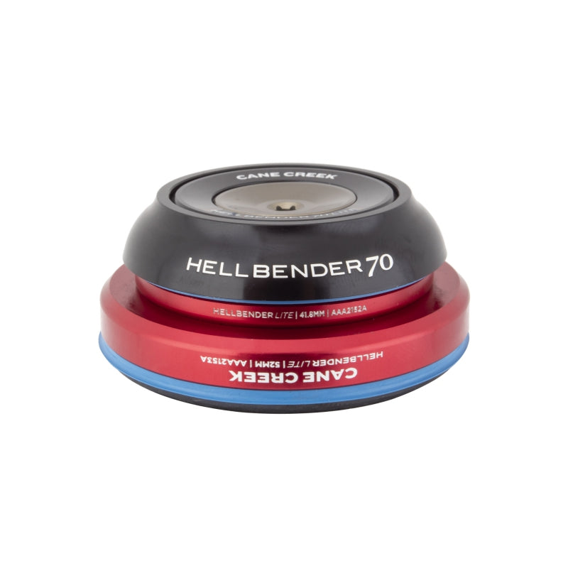 Cane Creek Hellbender 70 Lite Headset - IS42/28.6/H9|IS52/40 B Tapered Black