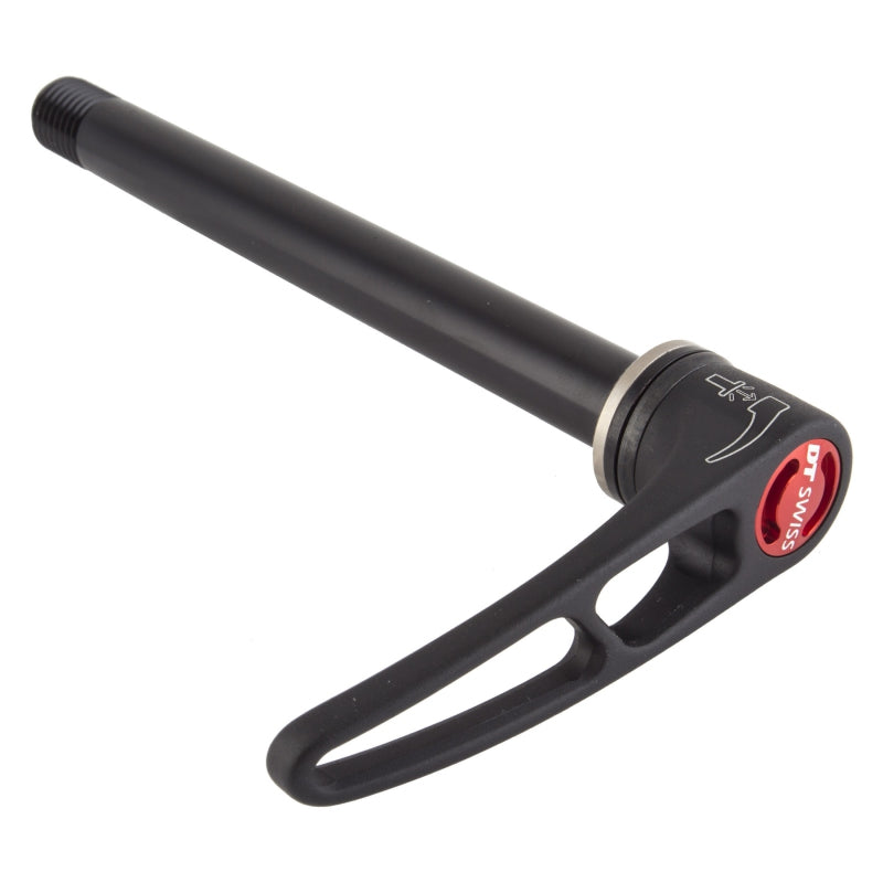DT Swiss RWS MTB Front Thru Axle - 12 x 100mm Overall Length 121mm M12 x 1.5mm Thread Pitch Flat Washer Plug-in Lever