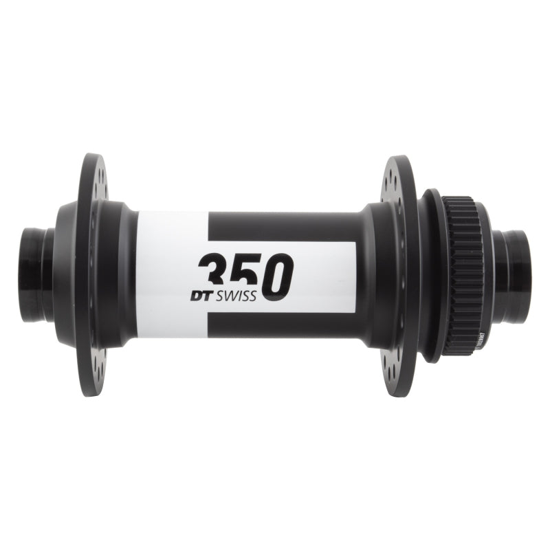 DT Swiss 350 Front Hub - 15 x 110mm Center-Lock Black 32H