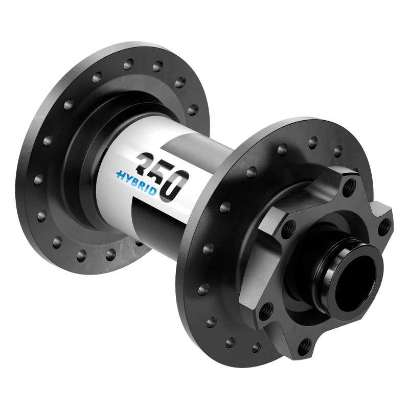 DT Swiss 350 Hybrid Front Hub - 15 x 110mm 6-Bolt Black 36h