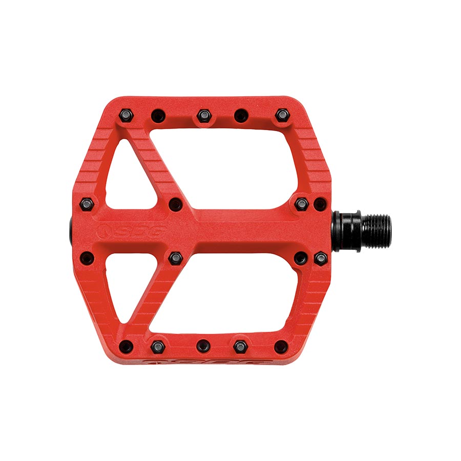 SDG Comp Pedals - Platform Composite 9/16" Red
