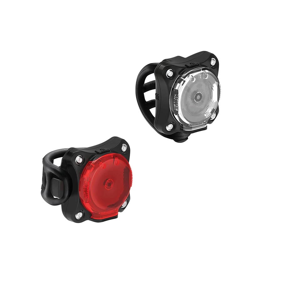 Lezyne Zecto Drive 250+/Zecto Drive 200+ Headlight/Taillight Set - Black