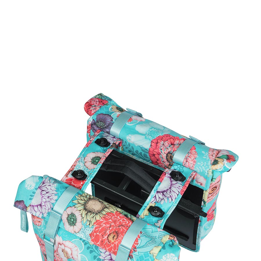 Basil Bloom Pannier 35L Blue