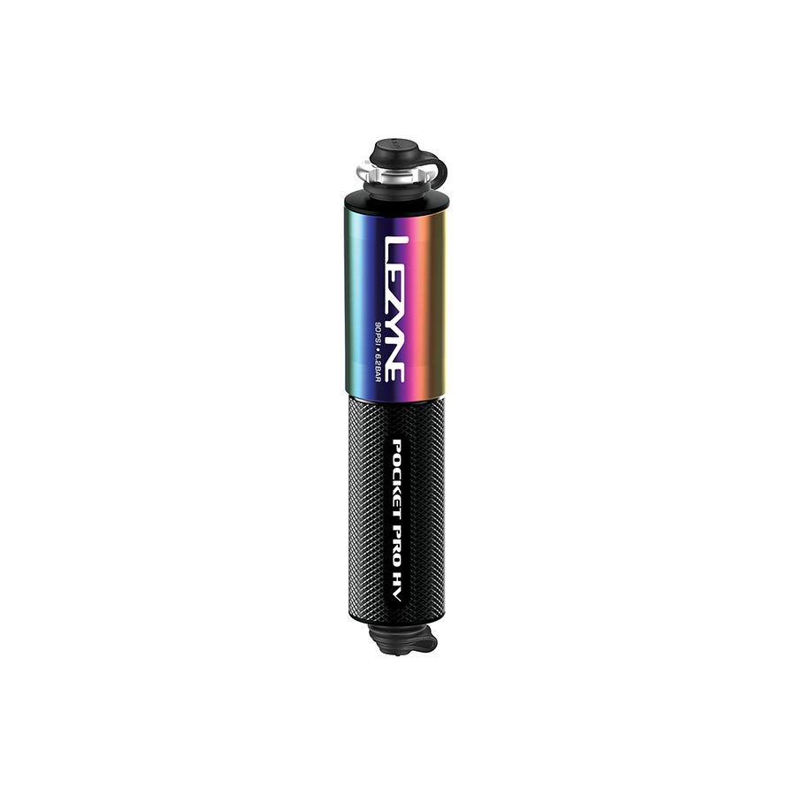 Lezyne Pocket Drive Pro HV Mini Pump - Aluminium 90psi Presta/Schrader With Mount Neo/BLK