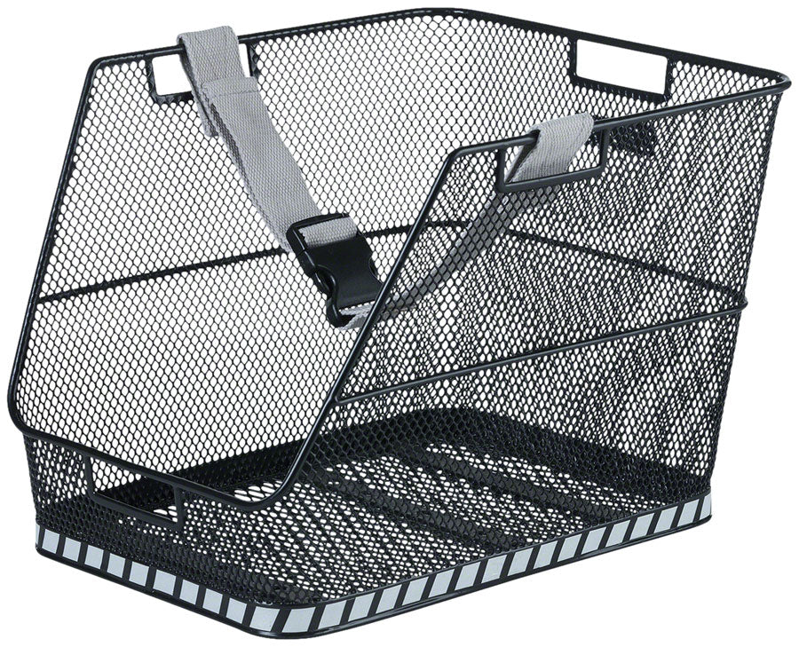 Basil Class Rear Basket - Black
