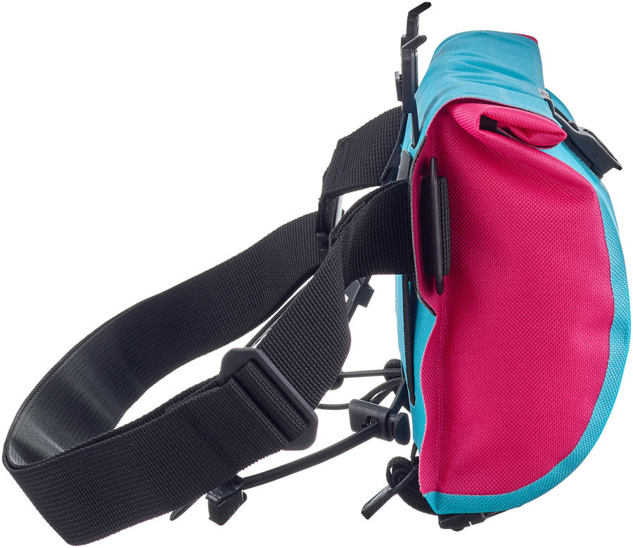 Ortlieb Velo-Sling Handlebar Bag - 3L Cyber Blue/Pink