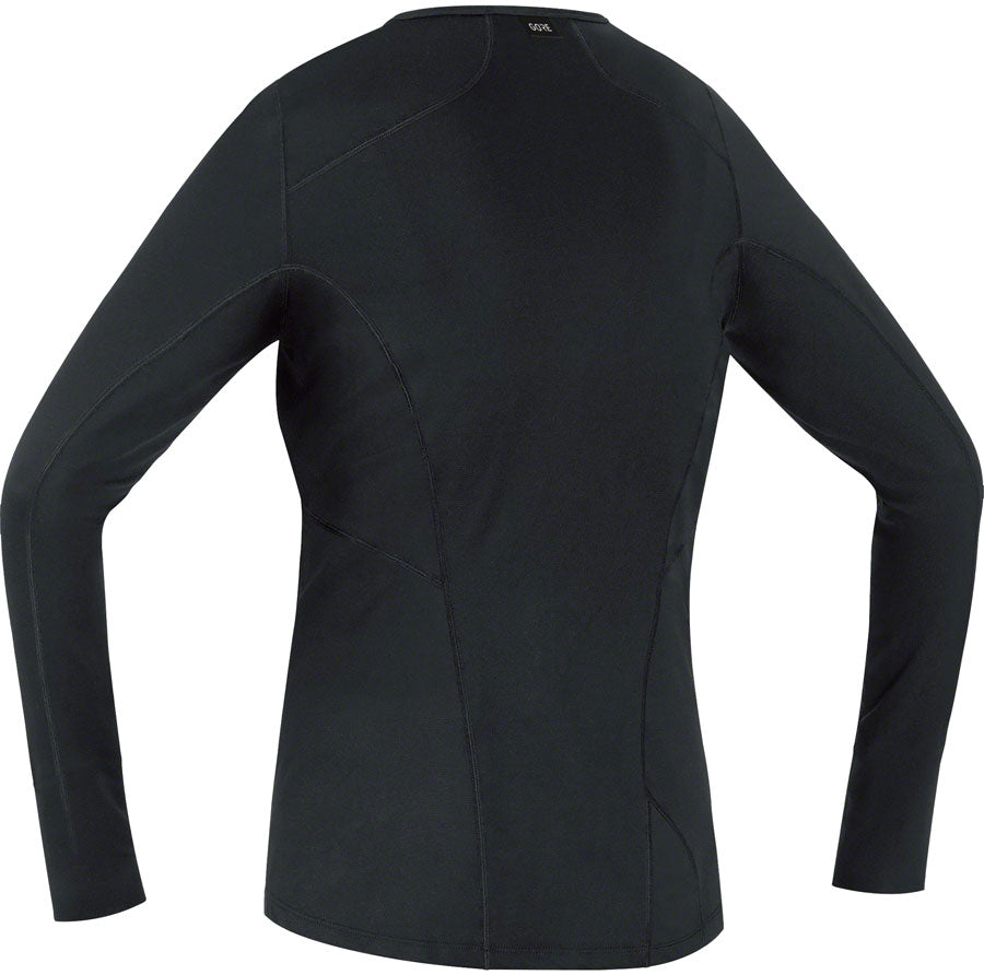 Gorewear M Base Layer Long Sleeve Shirt - Black Womens Medium