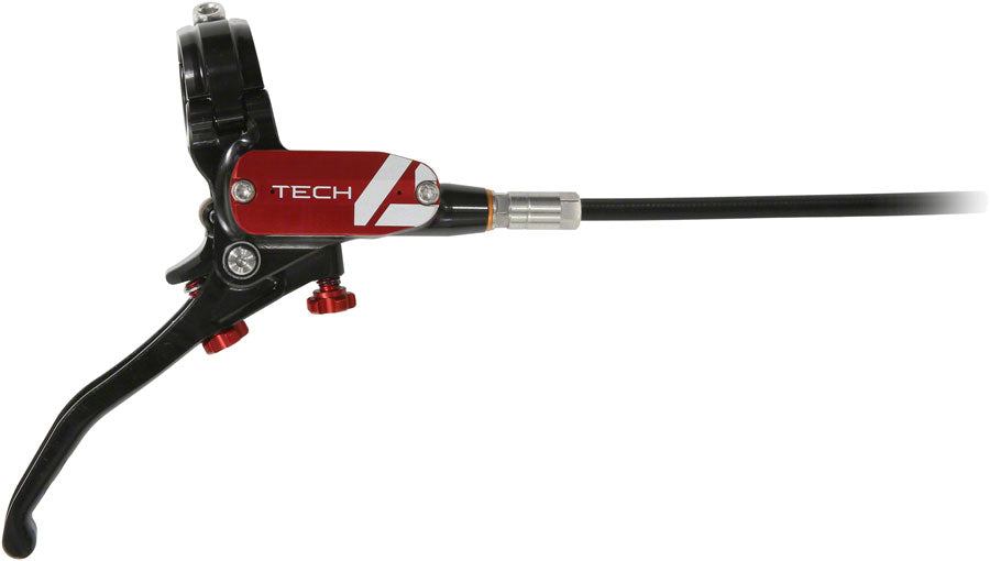 Hope Tech 4 E4 Disc Brake and Lever Set - Rear Hydraulic Post Mount Red
