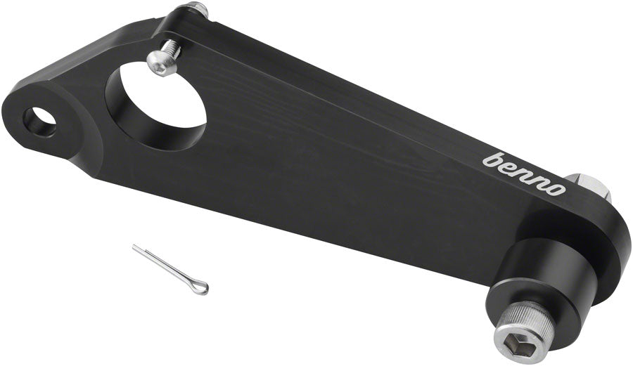 Benno Trailer Adapter QR Mount - Long Fits Boost EVO 1234 Black