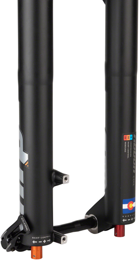 MRP Ribbon Coil Suspension Fork - 27.5" 170 mm 15 x 110 mm 44 mm Offset BLK