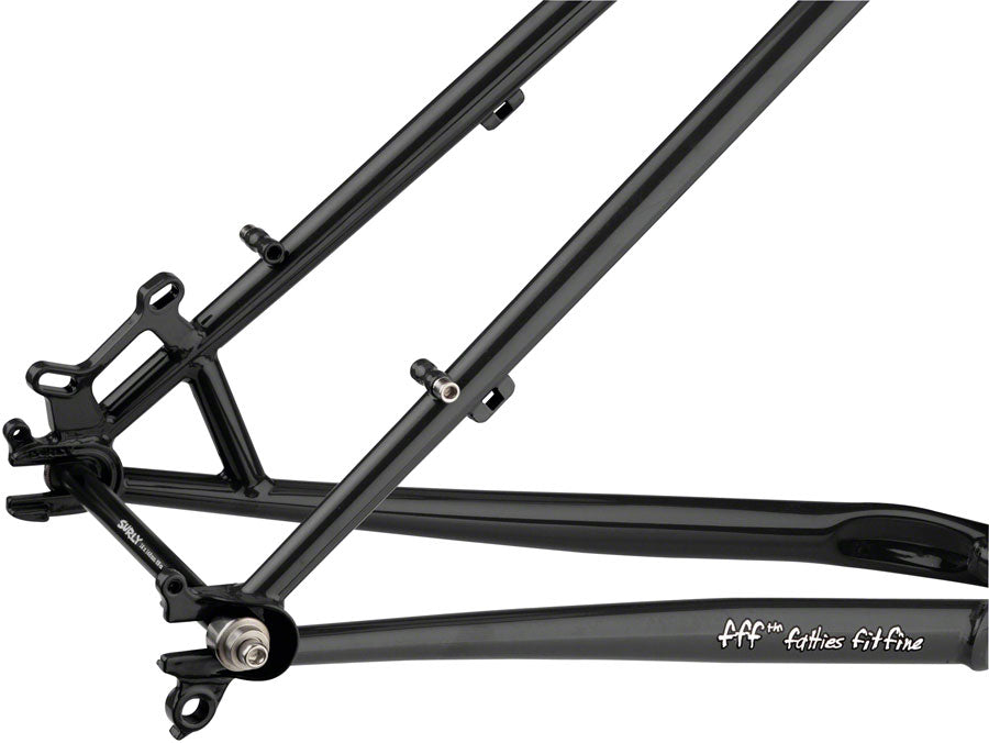 Surly Karate Monkey Frameset - 27.5" Steel Hi-Viz Black X-Large