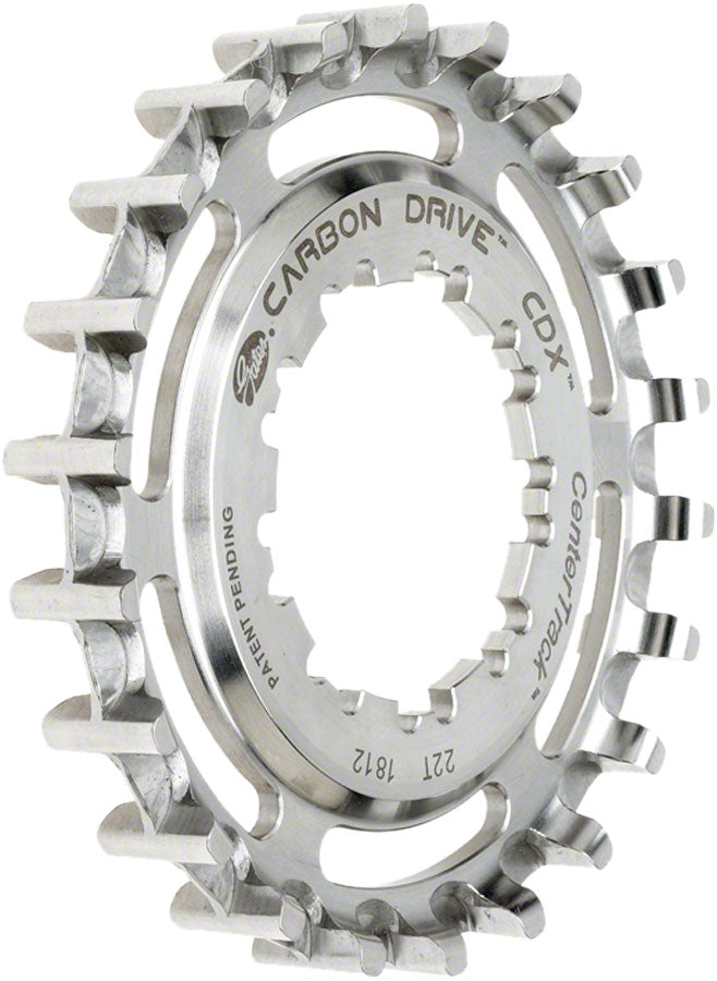 Gates Carbon Drive CDX CenterTrack Freehub 9-Spline Rear Sprocket - 20t Shimano 9-Spline Silver