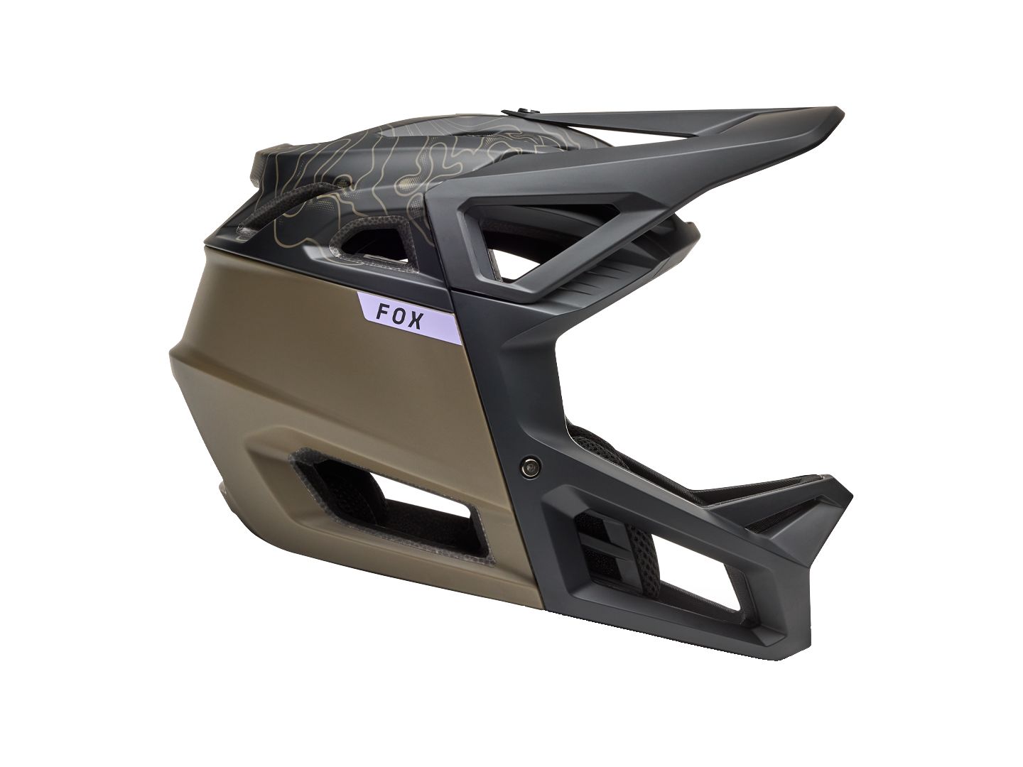 Helmet Fox Racing 25 Proframe Small Grey/Purple