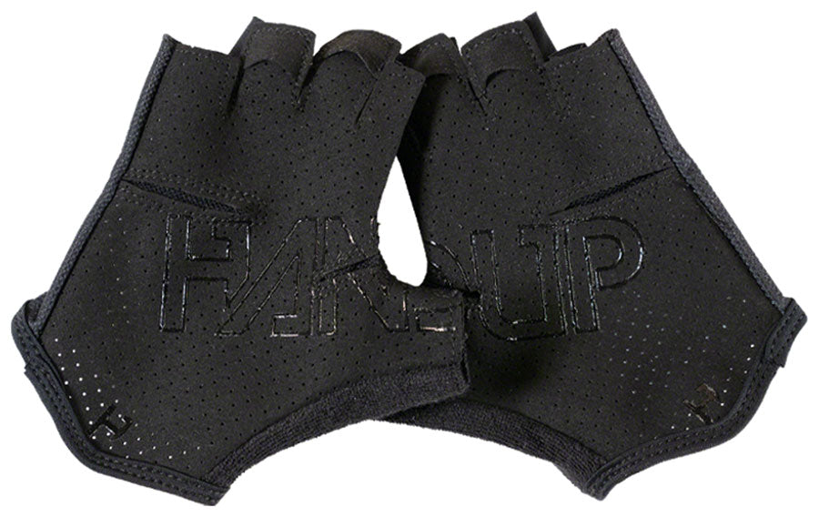 Handup Shorties Gloves - Solid Black Short Finger Medium