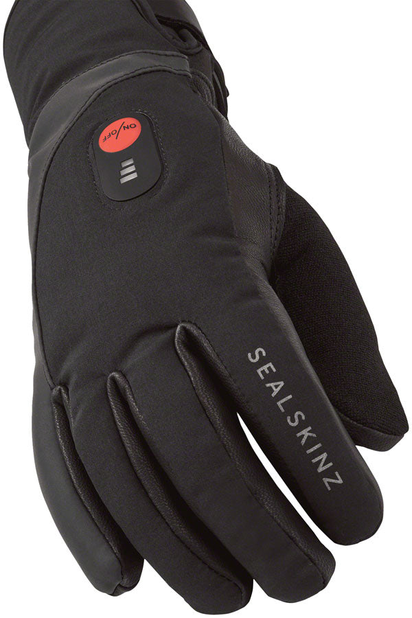 SealSkinz Upwell Heated Gloves - Black 2X- Large