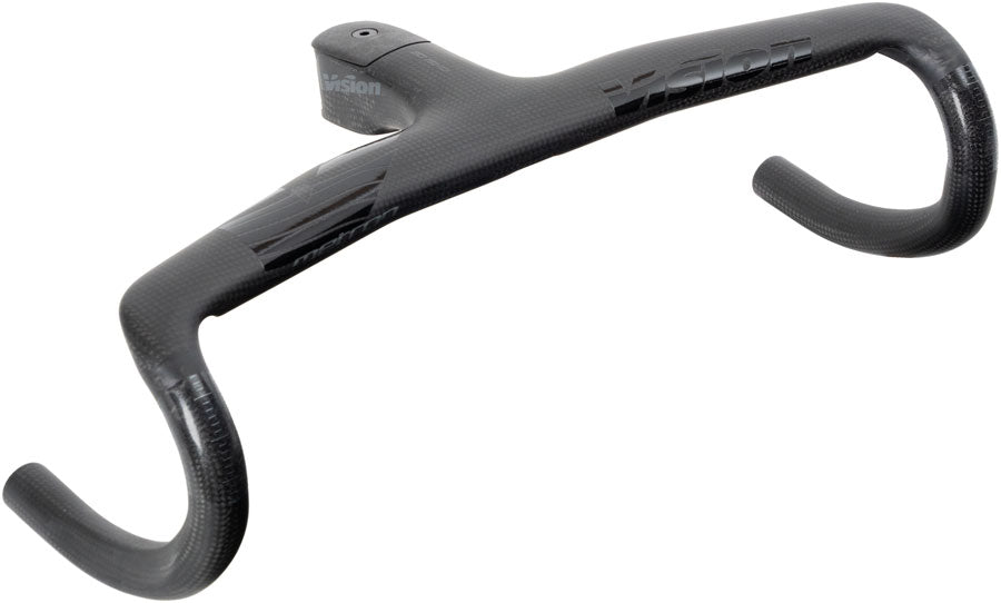Vision Metron 5D ACR EVO Drop Handlebar 36cm Width 80mm Stem Length -6° Angle Integrated Carbon Design – BLK