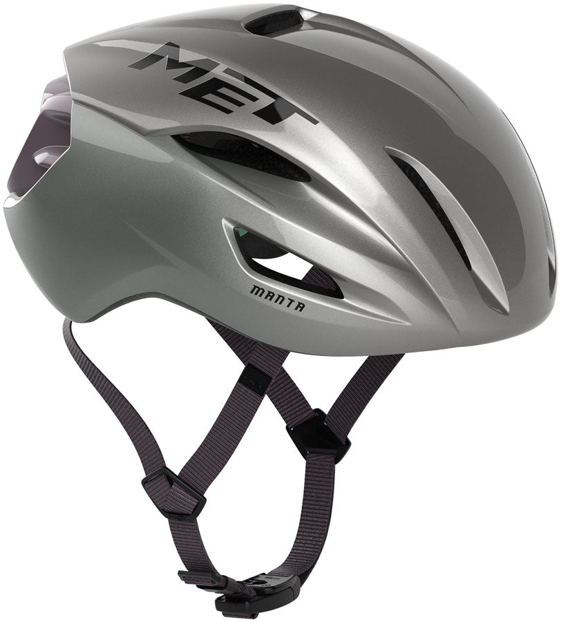 MET Manta Helmet - Opal Gray Glossy Large