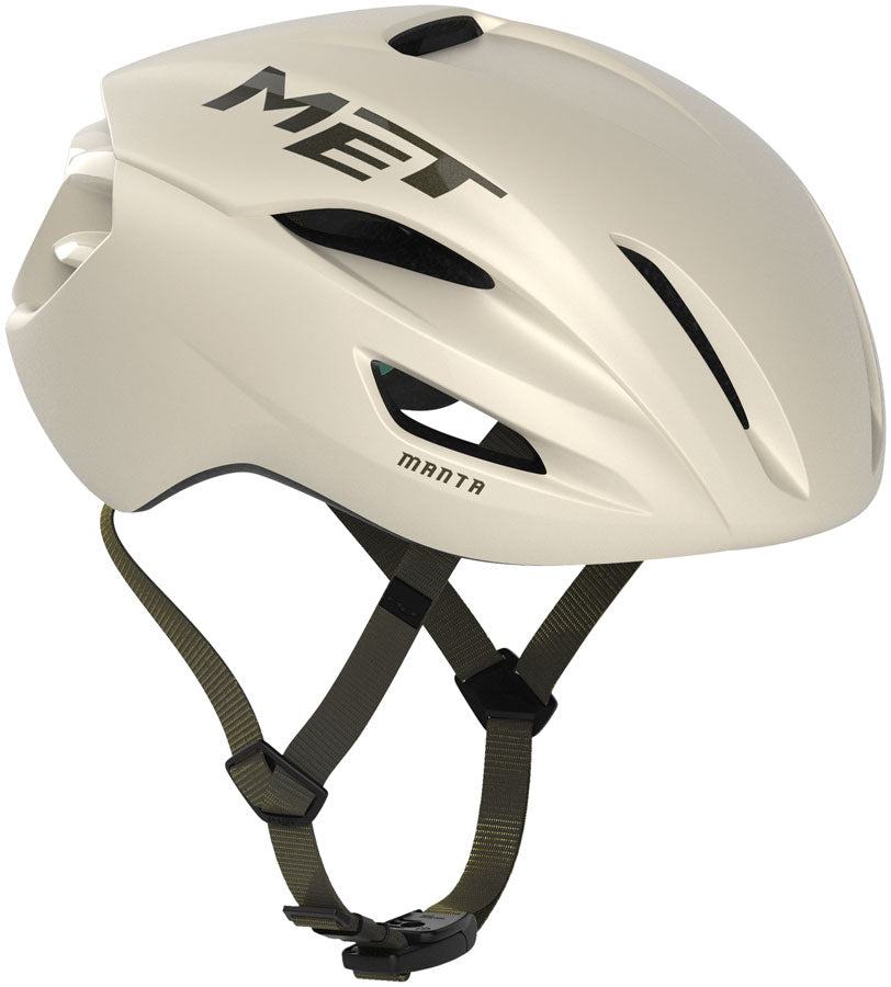 MET Manta Helmet - Wax White Matte Medium