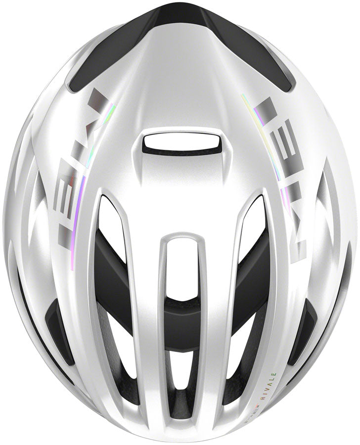 MET Rivale MIPS Helmet - White Holographic Glossy Small