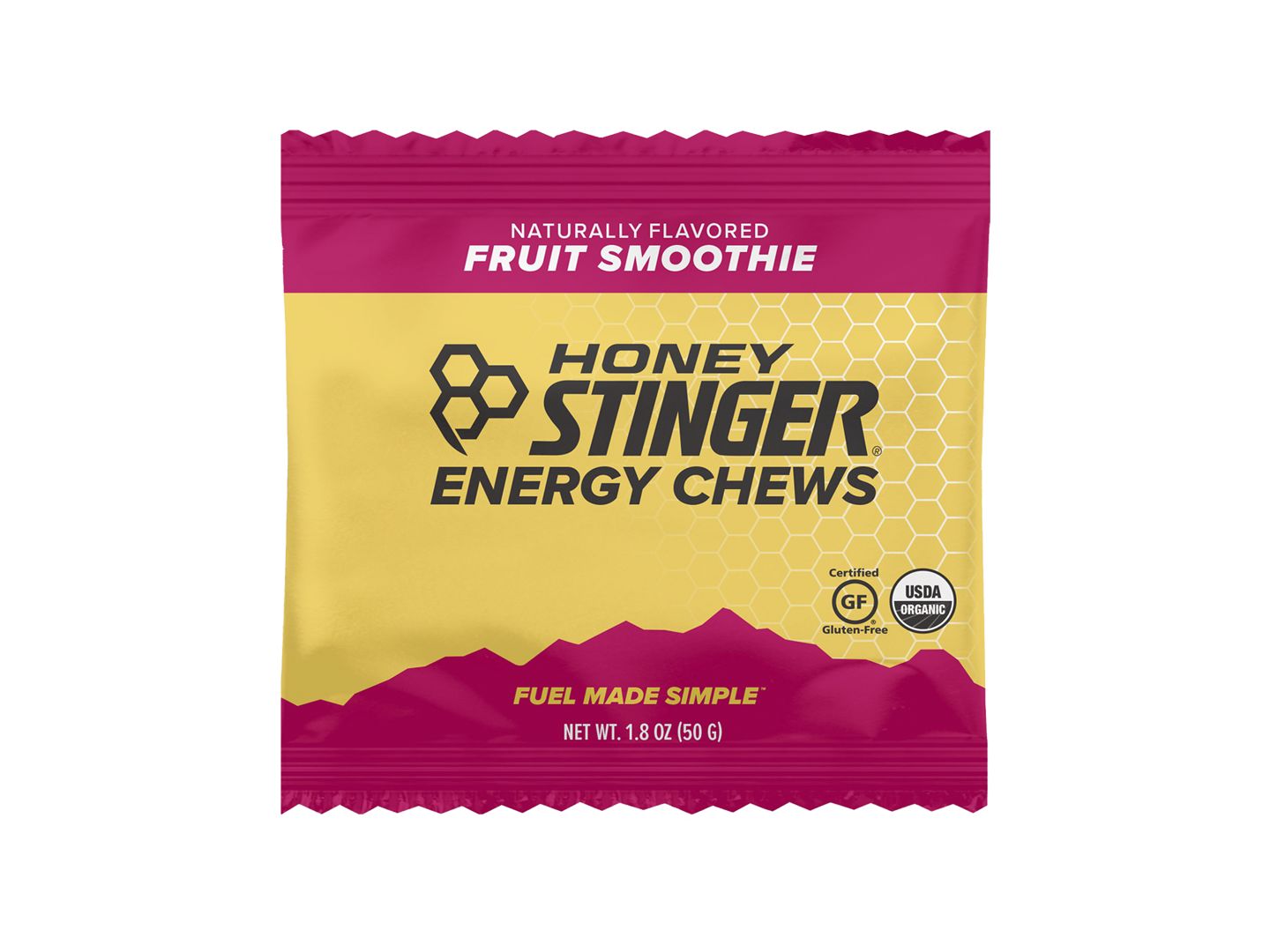 Supplement Honey Stinger Chews Fruit Smoothie 12 Pack