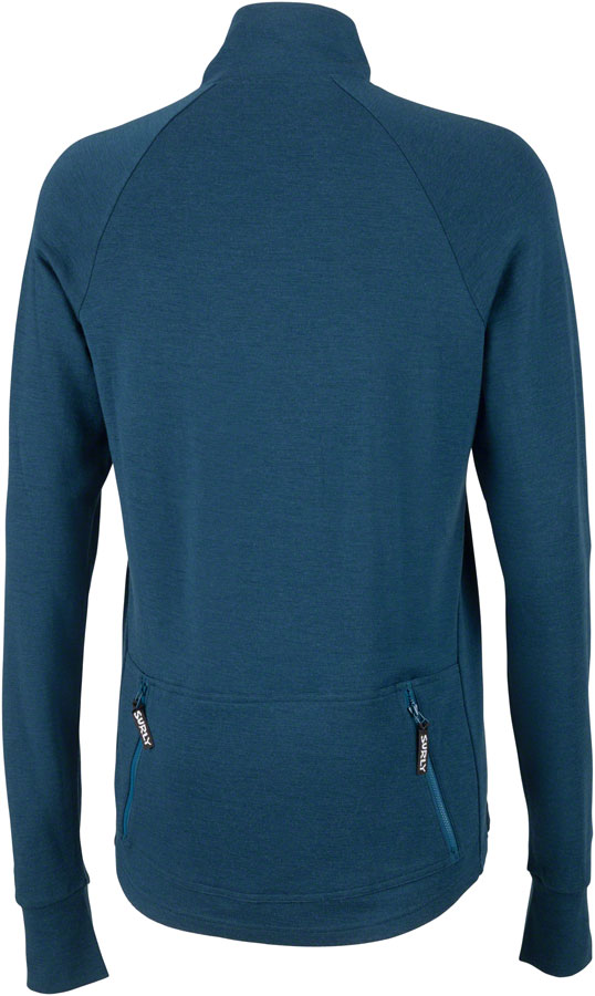 Surly Merino Wool Jersey - Navy Long Sleeve Mens Large