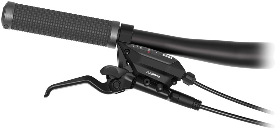 Shimano ST-EF515-7R EZ Fire Plus Shift/Brake Lever - Right 7-Speed Optical Gear Display For Hydraulic Disc Brake BLK