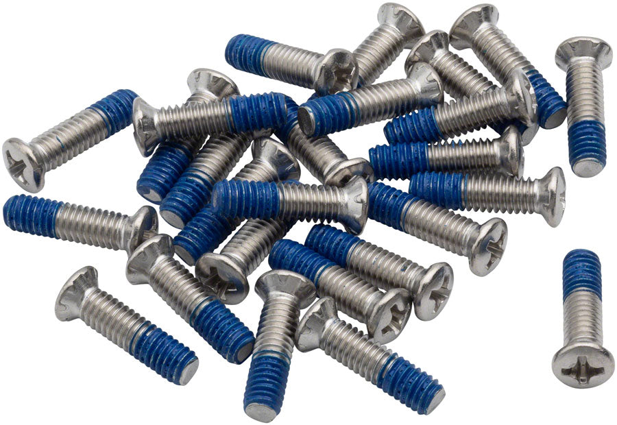 BikeFit Cleat Screws 25-Pack 15mm Wahoo Speedplay Compatible Phillips Recessed M4 X 0.7