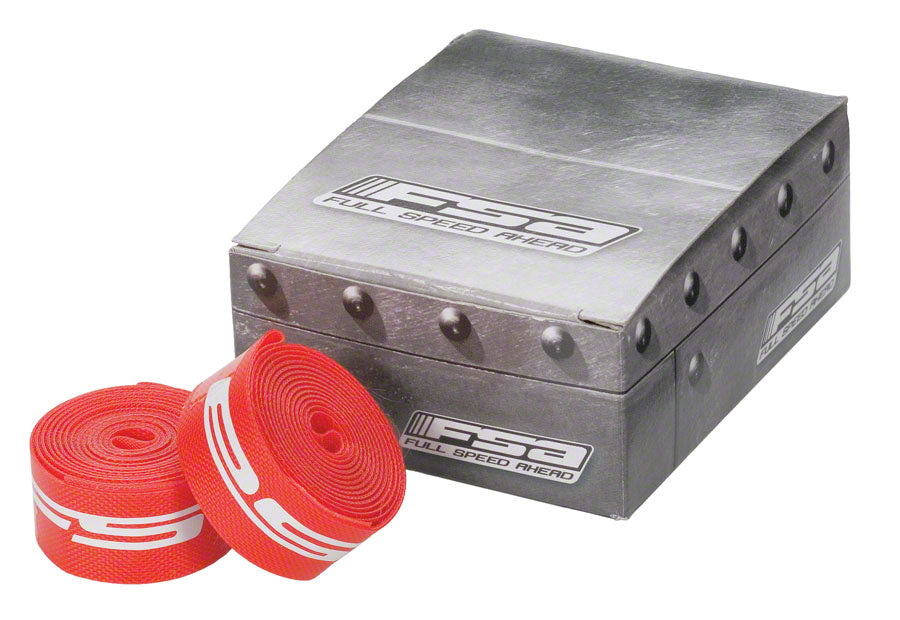 FSA Rim Strips 700c x 18mm Box of 10 - Red