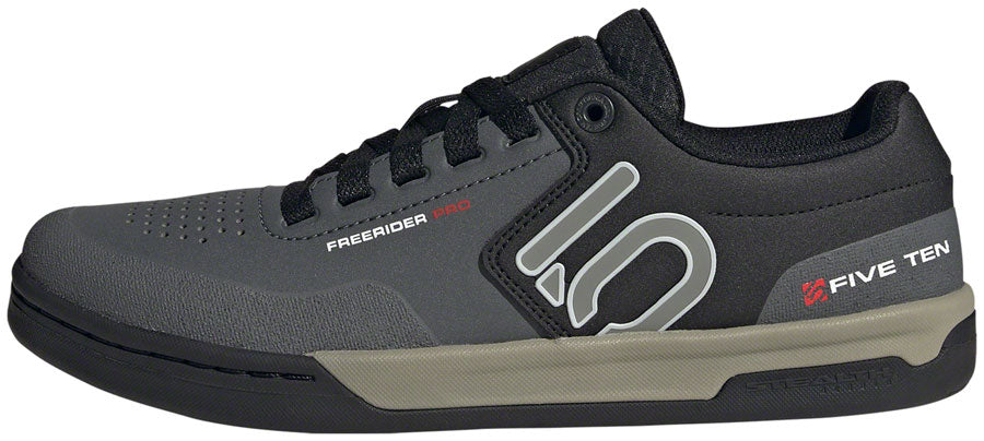 Five Ten Freerider Pro Flat Shoes - Mens Gray Six/Silver Pebble/Core BLK 8.5