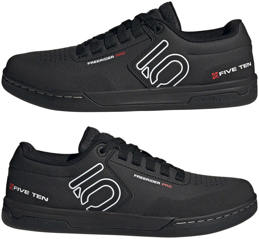 Five Ten Freerider Pro Flat Shoes - Mens Core BLK/FTWR White/FTWR White 15