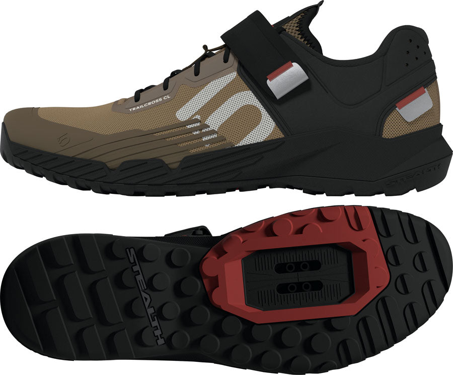 Five Ten Trailcross Mountain Clipless Shoes - Mens Cardboard/Off White/Core BLK 12