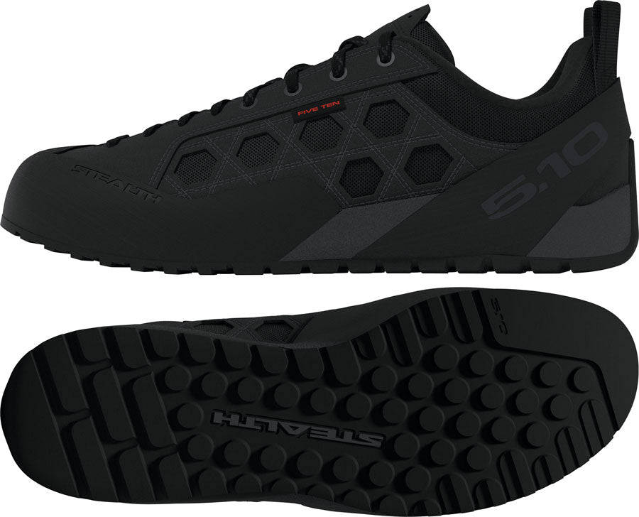 Five Ten Guide Tennie Flat Shoes - Mens Core Black/Carbon/Core Black 8.5