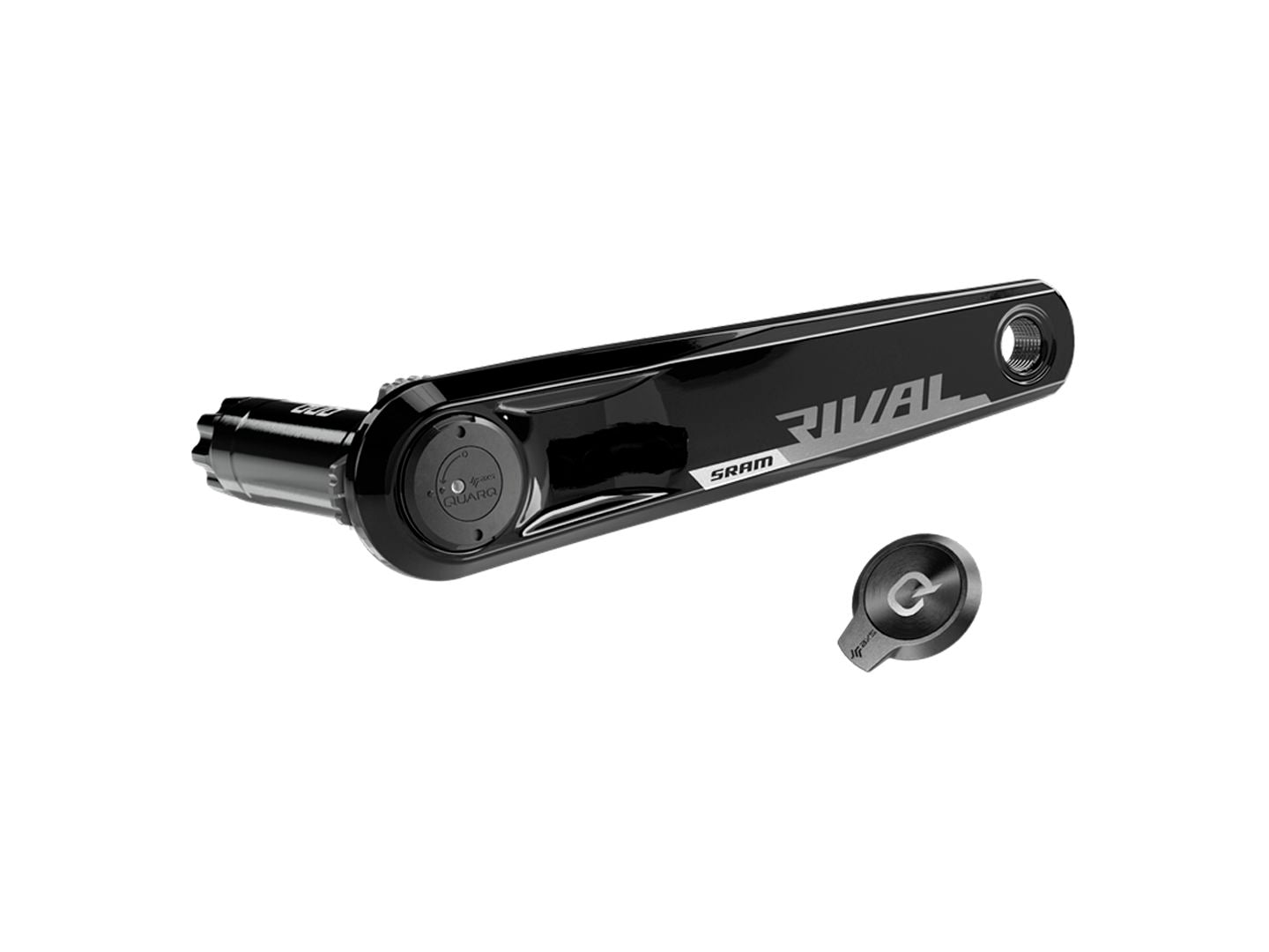 SRAM Rival AXS Power Meter Left Crank Arm Spindle Upgrade Kit - 170mm DUB Spindle Interface BLK D1