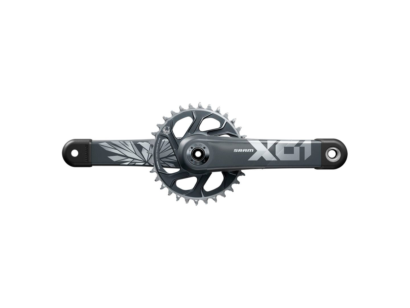 SRAM X01 Eagle Boost Crankset - 170mm 12-Speed 32t Direct Mount DUB Spindle Interface Lunar/Polar 55mm Chainline
