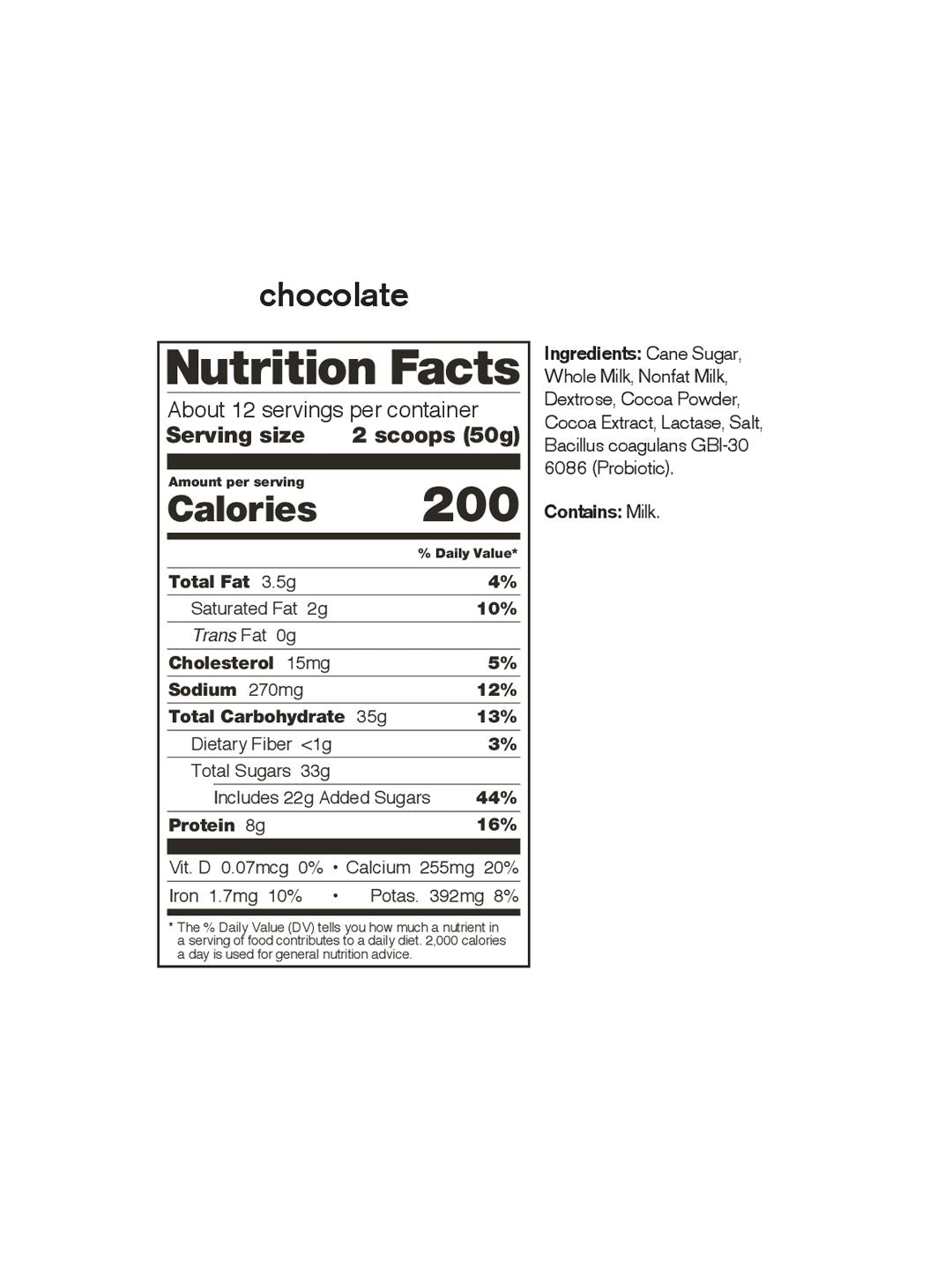 Supplement Skratch Recovery Chocoloate 24 Serving