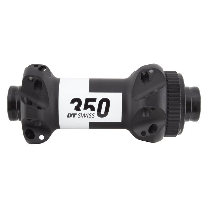 DT Swiss 350 Front Hub - 12 x 100mm Center-Lock Black 24h Straight Pull
