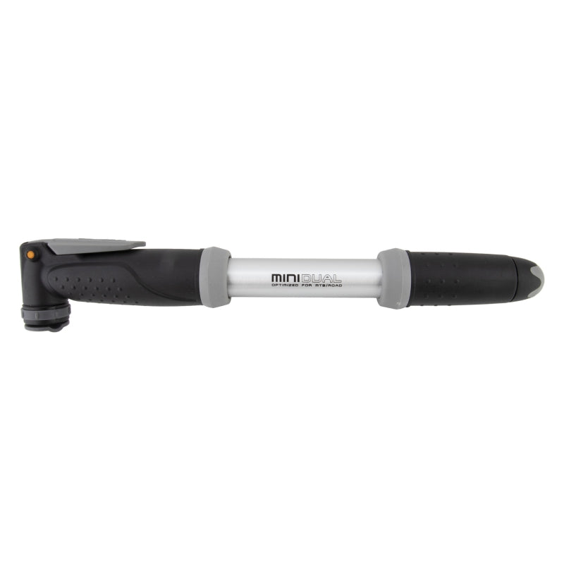 Topeak Mini Dual Mini Pump - 140psi Silver/Black
