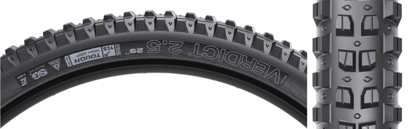 WTB Verdict Tire - 29 x 2.5 TCS Tubeless Folding BLK Tough/High Grip TriTec IP+ E50 SG1