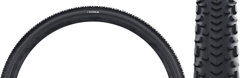 Schwalbe G-One RX Tire - 700 x 50 Tubeless Folding BLK Evolution Line Pro Addix Race