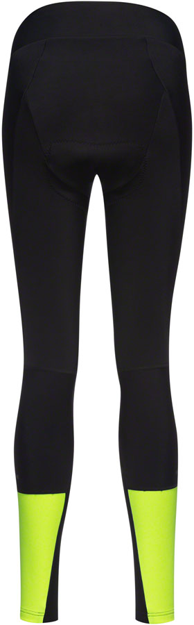 Gorewear Swiftride Thermo Tights - Black/Neon Yellow Womens Medium