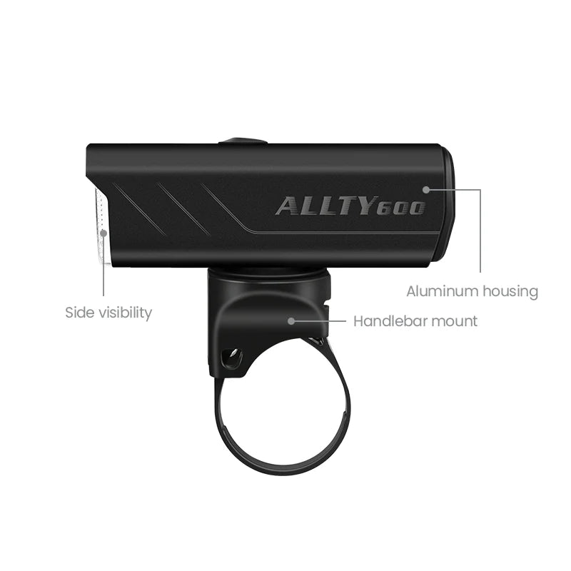 Allty 600 USB Bycyle Light