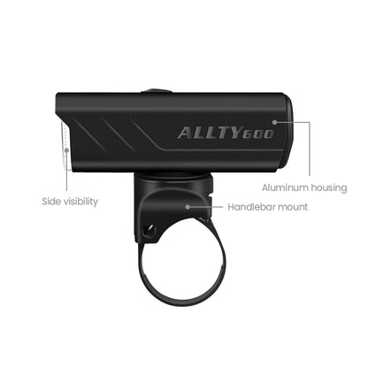 Allty 600 USB Bycyle Light
