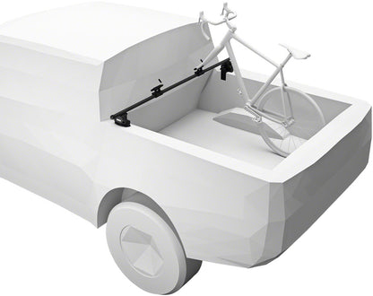 Thule Bed Rider Pro Fork Mount Truck Bed Rack - Compact