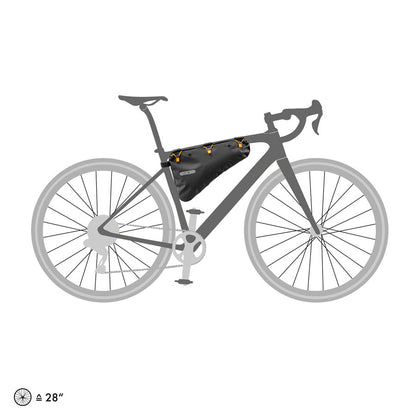 Ortlieb RC Frame Pack - Triangle Roll Closure 4L Black