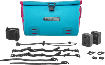 Ortlieb Velo-Sling Handlebar Bag - 3L Cyber Blue/Pink