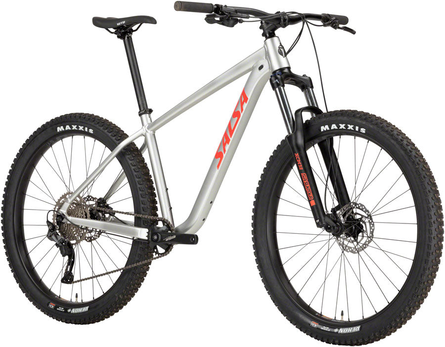 Salsa Rangefinder Deore 10 27.5+ Bike - 27.5" Aluminum Silver X-Small
